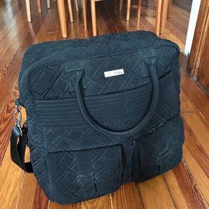 Vera Bradley Black Overnight Bag